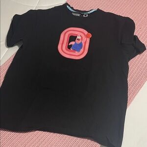 Black Overtime/Spongebob Collab T-shirt